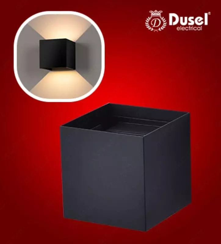 Настенный бра-светильник "Dusel" Elegant 024, 6W, 3500К, 110-265 В (Black)