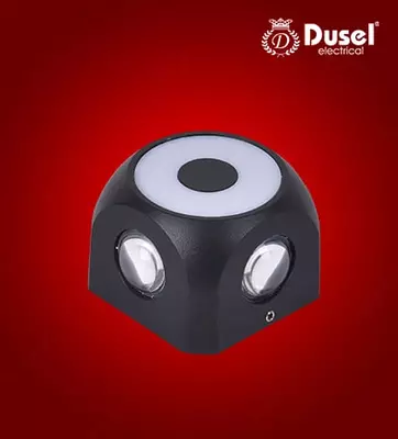 Настенный бра-светильник "Dusel" Elegant 033, 7W, 3500К, 110-265 В (Black/Gray)