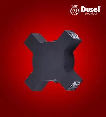 Devor chiroqlari "Dusel" Elegant 034, 12W, 3500K, 110-265 V (qora)