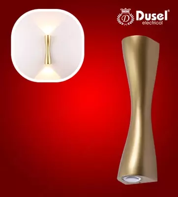 Настенный бра-светильник "Dusel" Elegant 038, 6W, 3500К, 110-265 В (Gold)