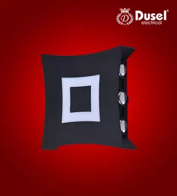 Devor chiroqlari "Dusel" Elegant 046, 16W, 3500K, 110-265 V (qora)