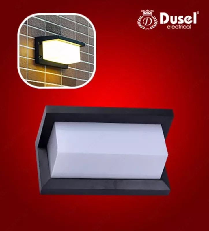 Настенный бра-светильник "Dusel" Elegant 051, 12W, 3500К, 110-265 В (Black/White)