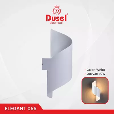 Devor chiroqlari "Dusel" Elegant 055, 10W, 3500K, 110-265 V (Oq)