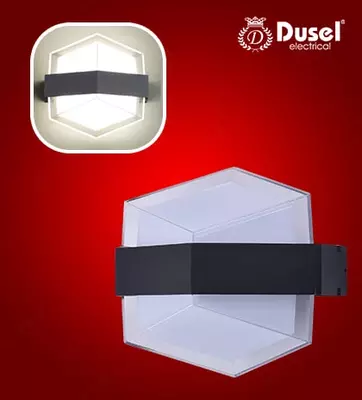 Настенный бра-светильник "Dusel" Elegant 071, 10W, 3500К, 110-265 В (Black/White)