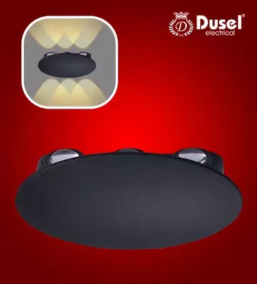 Devor chiroqlari "Dusel" Elegant 077, 6W, 3500K, 110-265 V (Qora)
