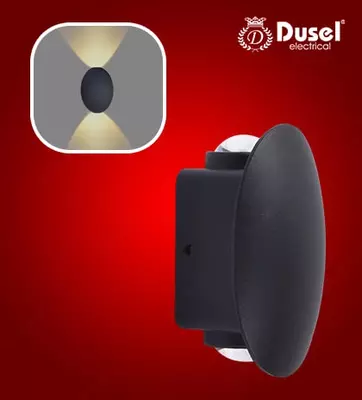 Настенный бра-светильник "Dusel" Elegant 079, 3W, 3500К, 110-265 В (Black)