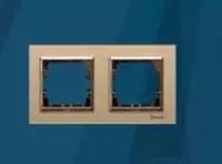 Rozetka uchun ramka (OLTIN nikel) "Dusel" Rich