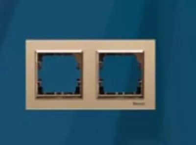 Рамка под розетку (GOLD никель) "Dusel" Rich
