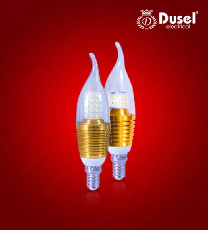 Светодиодная Candle лампа (свеча) "Dusel" Е14, 7W, 6500 K, 600 Lm