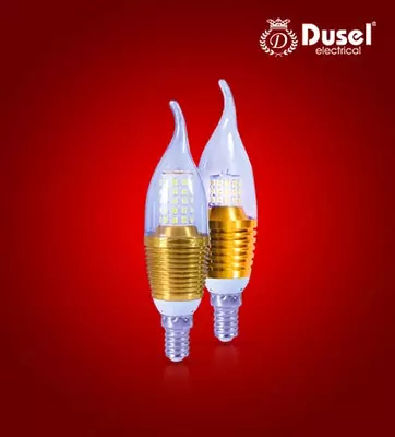Светодиодная Candle лампа (свеча) "Dusel" Е14, 9W, 6500 K, 800 Lm