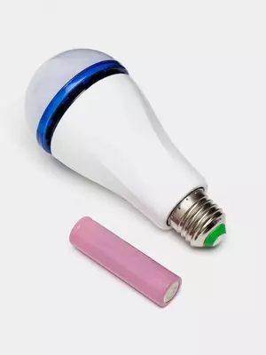 LED лампа (аккумуляторная) "Dusel" AD02-15W, Е27, 6500 К
