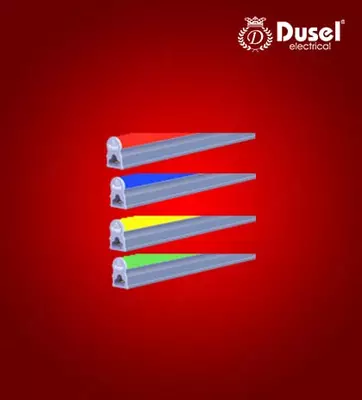 Floresan chiziqli RGB chiroq (120 sm) "Dusel" T5-PL, 18W, 6500 K, 1800Lm (Moviy)