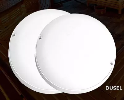 Suv o'tkazmaydigan sauna chiroq (dumaloq) "Dusel" PR 18 18W, 1350Lm, 6500K