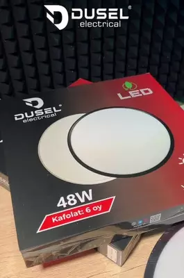 LED "Hi-tech" плафон (круглый) "Dusel" SP-40, 48W (Gold)