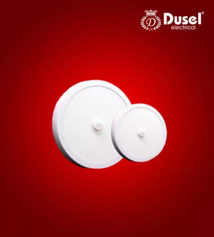 Tashqi LED sensorli paneli (dumaloq) "Dusel" DSR-18