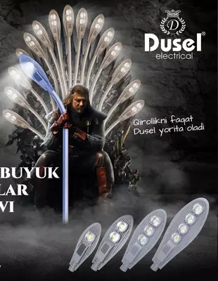LED tashqi konsol proyektori (yo'llar uchun) "Dusel" RKU2, 100W, 6500 K