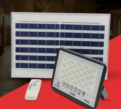 Quyosh paneli (spotlight) "Dusel" Solar R1, 100W, IP66