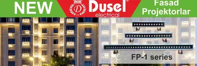 Фасадный прожектор (линейный) "Dusel" FP1, 30 см, 12W, 2000K (NEW)