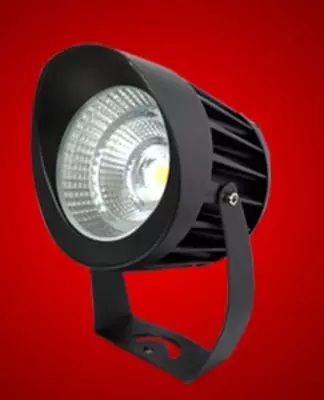 Фасадный прожектор (круглый) "Dusel" FP4-20, 10W, 3500K