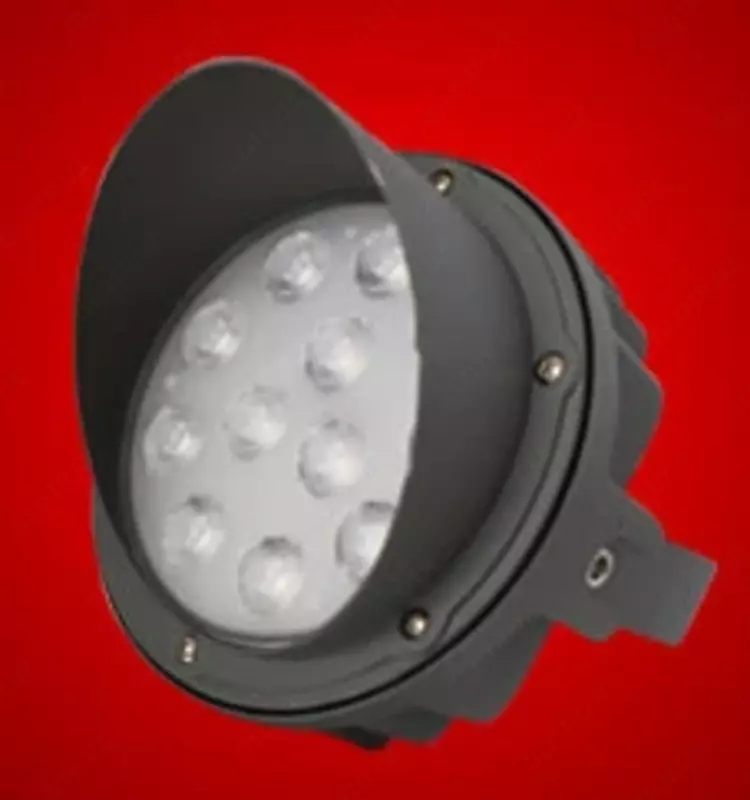 Фасадный прожектор (круглый) "Dusel" FP5-18, 18W, 3500K