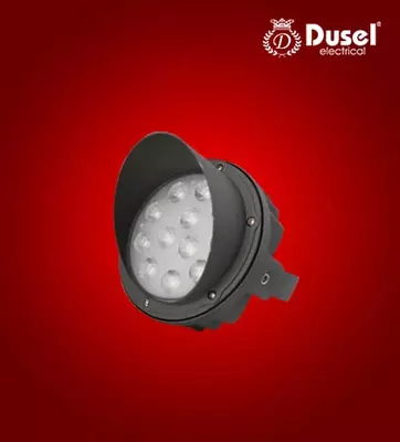 Фасадный прожектор (круглый) "Dusel" FP5-18, 18W, 3500K