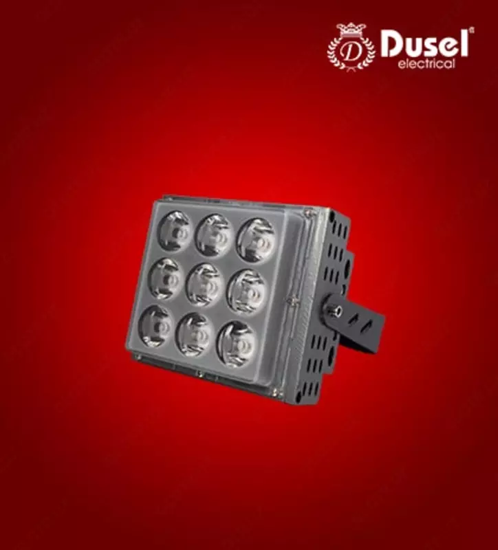 Фасадный прожектор (прямоугольный) "Dusel" FP7-27, 27W, 3500K