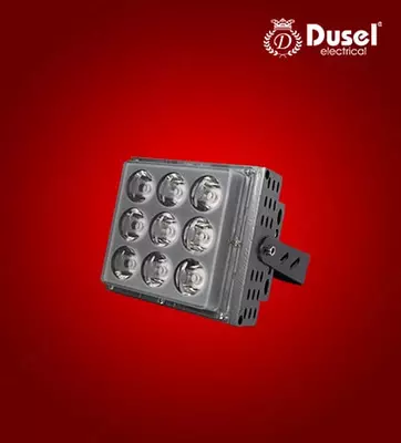 Фасадный прожектор (прямоугольный) "Dusel" FP7-27, 27W, 3500K
