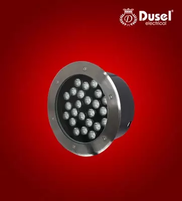 Фасадный прожектор (круглый) "Dusel" FP8-15, 15W, 3500K