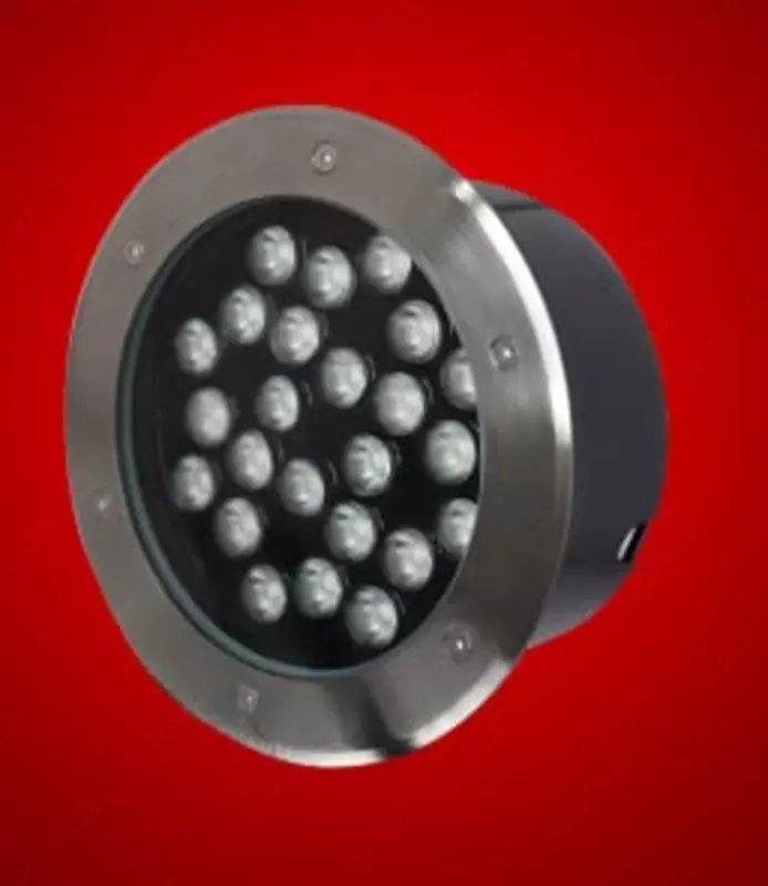 Fasad yoritgichi (dumaloq) "Dusel" FP8-15, 15W, 3500K