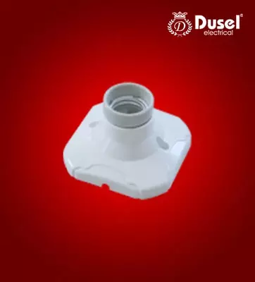 Базовый патрон для лампы (потолочный) "Dusel" DU-66, Е27 (Белый)