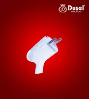 Uzatma kabeli uchun elektr burchakli vilka (plastik) "Dusel" DL-BI 3