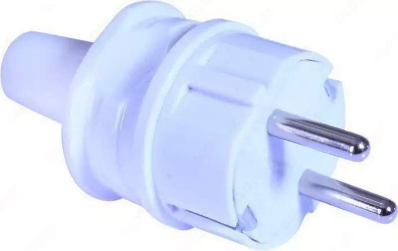 с заземлением (Белая)