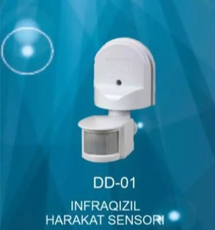 Автоматический сигнальный датчик движения (настенный) "Dusel" DD-01, 230 В, IP44