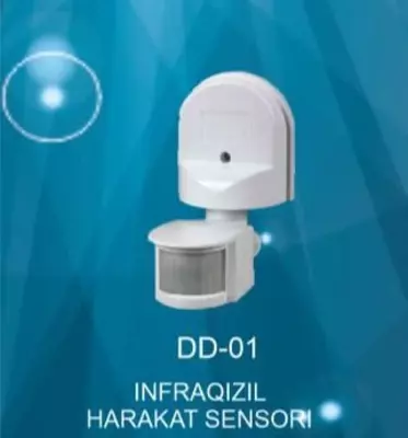 Avtomatik harakat sensori (devorga o'rnatilgan) "Dusel" DD-01, 230 V, IP44