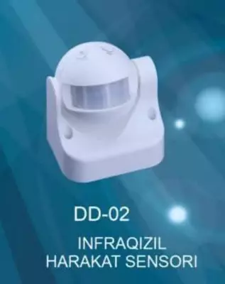 Инфракрасный датчик движения (настенный, потолочный) "Dusel" DD-02, 220 В, IP65