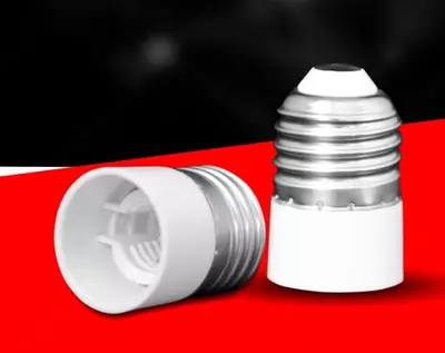 Tutqich - chiroq uchun adapter (plastik-metall) "Dusel" P02, E27