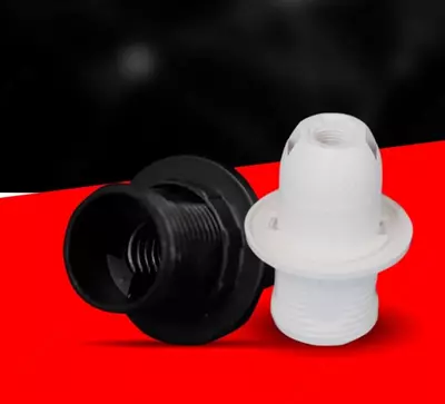 Tutqich - chiroq uchun adapter (plastik-metall) "Dusel" P05, E14 (Qora)