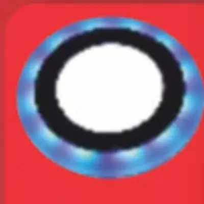 RGB светодиодная панель (круглая) "Dusel" CR3, 3+3W, 200Lm (Red/Green/Blue)