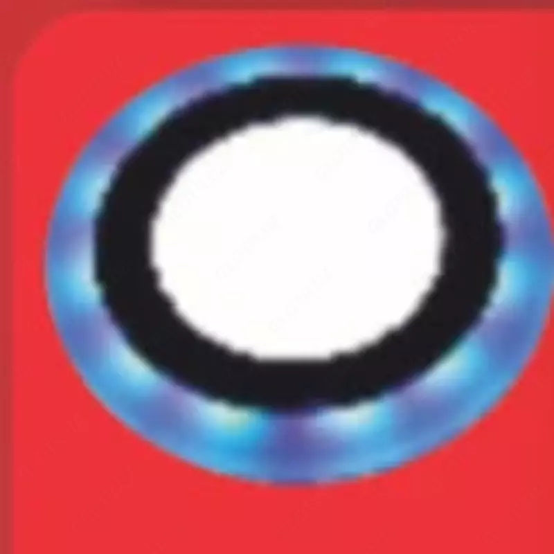 RGB светодиодная панель (круглая) "Dusel" CR6, 3+6W, 300Lm (Red/Green/Blue)