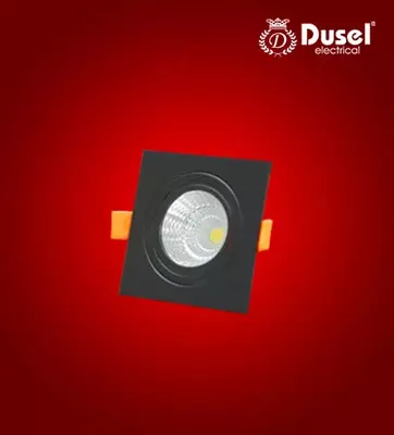 Хрустальный HI-TECH светильник с галогеновой лампой (квадратный) "Dusel" 115, 15W, 6500K