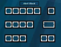 выключатель (AKRIL Black) "Dusel" Rich