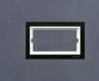 Рамка под двойную розетку (AKRIL Black DUO) "Dusel" Rich