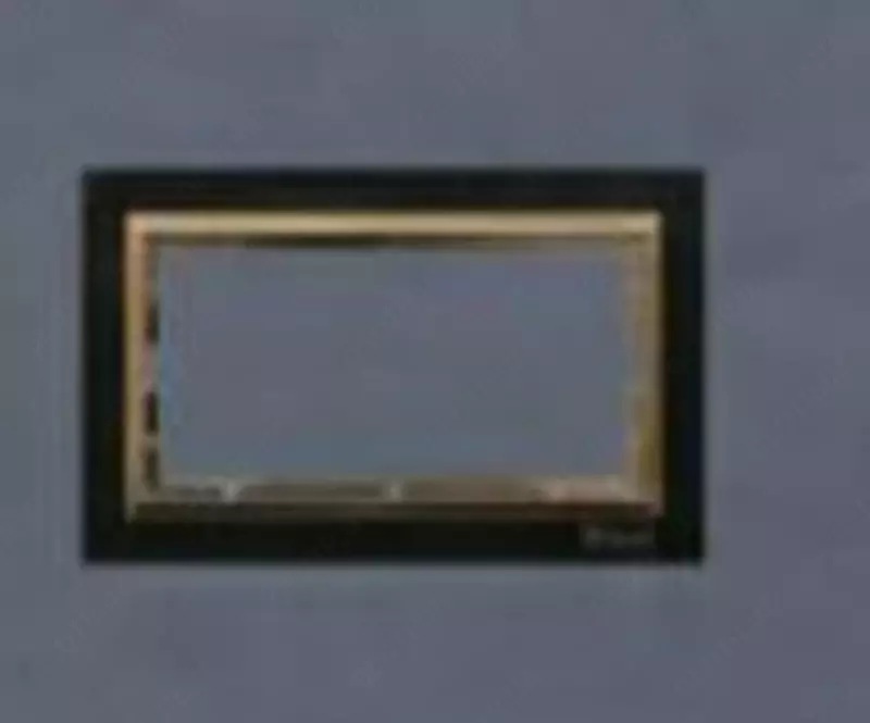 Рамка под двойную розетку (AKRIL Black+Gold DUO) "Dusel" Rich