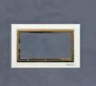 Рамка под двойную розетку (AKRIL White+Gold DUO) "Dusel" Rich