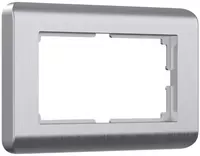 Рамка под двойную розетку (AKRIL Silver DUO) "Dusel" Rich