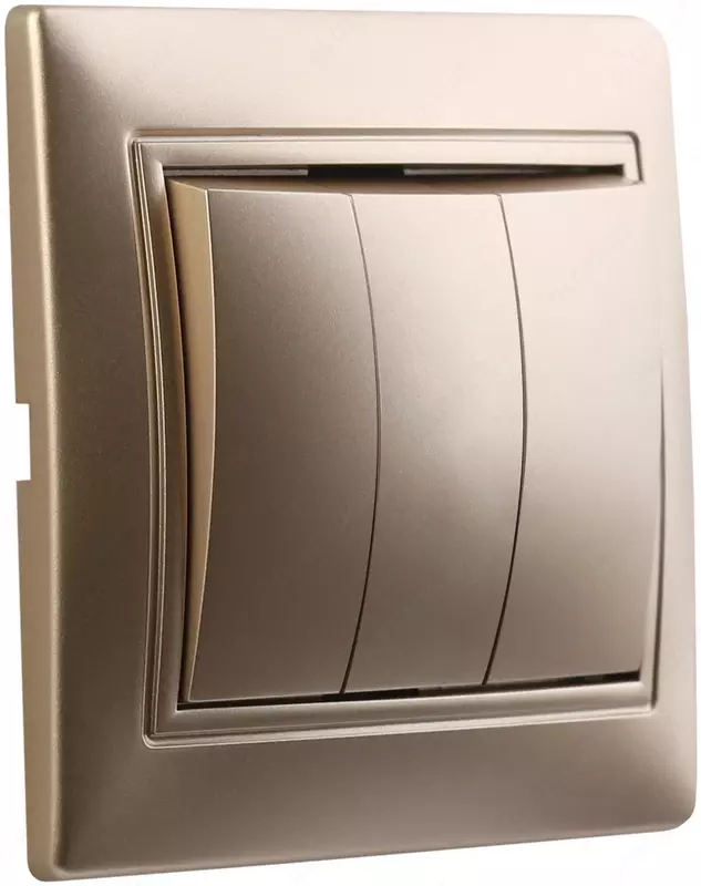 Выключатель (трехклавишный) "Dusel" Rich