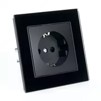 Одноместная электророзетка (с заземлением) "Dusel" Rich