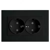 Ikkita elektr rozetkasi (yerga ulangan) "Dusel" Rich