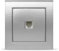 Телефонная розетка RJ11 ( одноместная) "Dusel" Rich