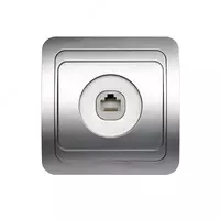Розетка для интернета RJ45 ( одноместная) "Dusel" Rich